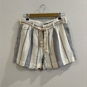 Polo by Ralph Lauren Navy and White Striped Women's Shorts